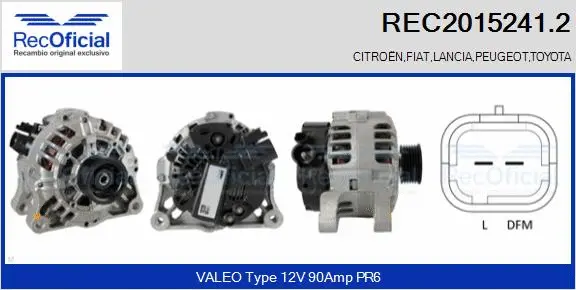 Alternator (REC2015241.2)