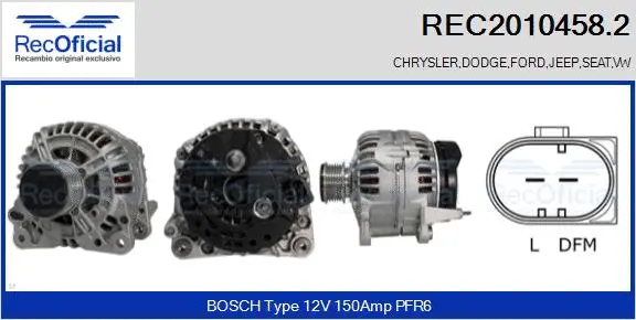 Alternator (REC2010458.2)