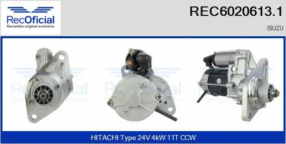 Starter (REC6020613.1)