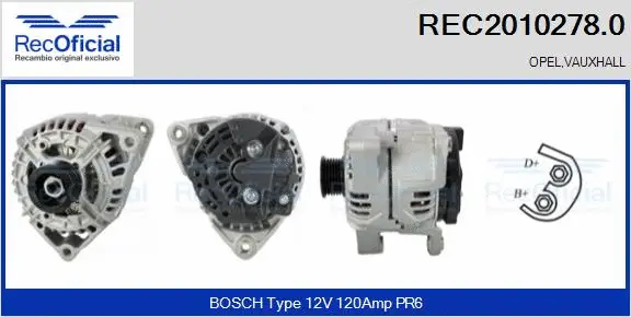 Alternator (REC2010278.0)