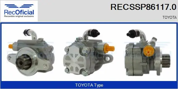 Hydraulic Pump, steering (RECSSP86117.0)