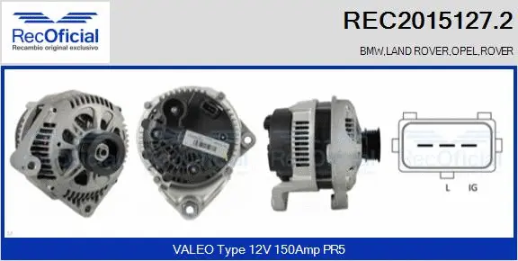 Alternator (REC2015127.2)
