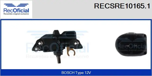 Alternator Regulator (RECSRE10165.1)