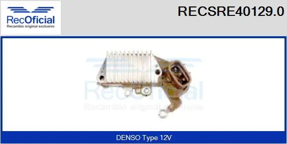 Alternator Regulator (RECSRE40129.0)