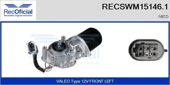Wiper Motor (RECSWM15146.1)
