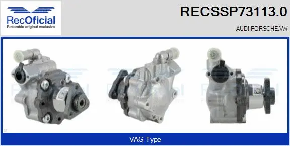 Hydraulic Pump, steering (RECSSP73113.0)