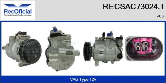 Compressor, air conditioning (RECSAC73024.1)