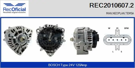 Alternator (REC2010607.2)