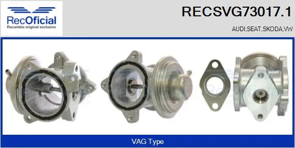 EGR Valve (RECSVG73017.1)