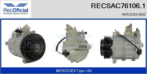 Compressor, air conditioning (RECSAC76106.1)