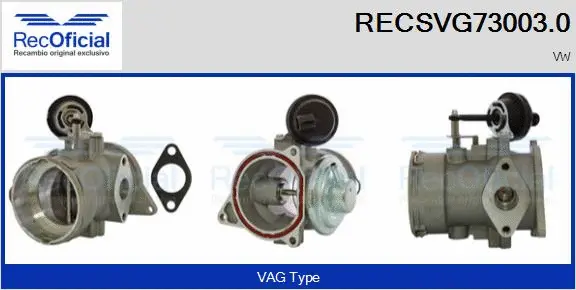 EGR Valve (RECSVG73003.0)