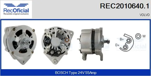 Alternator (REC2010640.1)