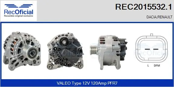 Alternator (REC2015532.1)