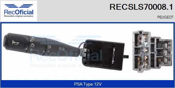 Steering Column Switch (RECSLS70008.1)