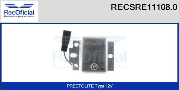 Alternator Regulator (RECSRE11108.0)