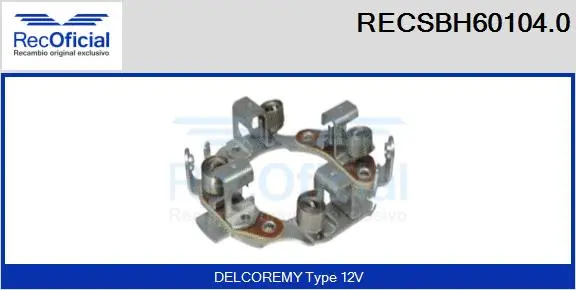 Holder, carbon brushes (RECSBH60104.0)