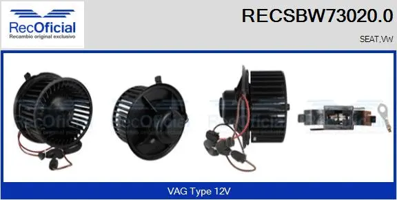 Interior Blower (RECSBW73020.0)