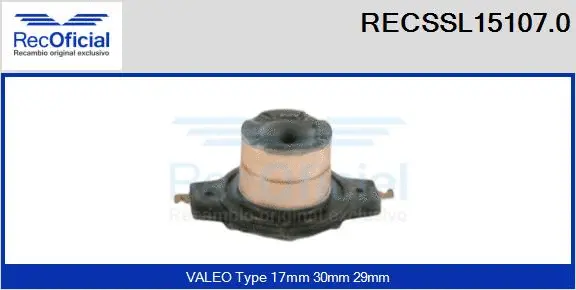 Slip Ring, alternator (RECSSL15107.0)