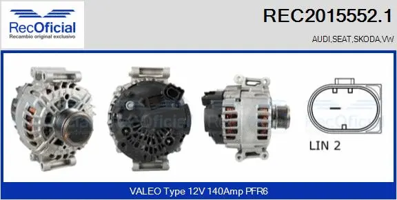 Alternator (REC2015552.1)