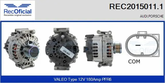 Alternator (REC2015011.1)
