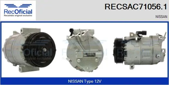 Compressor, air conditioning (RECSAC71056.1)