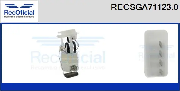 Fuel Feed Unit (RECSGA71123.0)