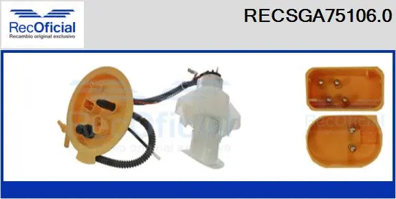 Fuel Feed Unit (RECSGA75106.0)