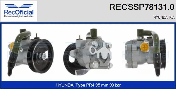 Hydraulic Pump, steering (RECSSP78131.0)