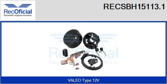 Holder, carbon brushes (RECSBH15113.1)