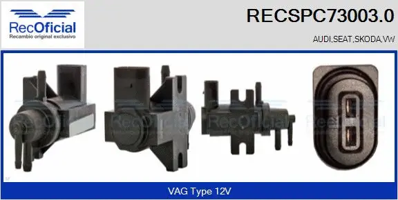 Pressure Converter, exhaust control (RECSPC73003.0)