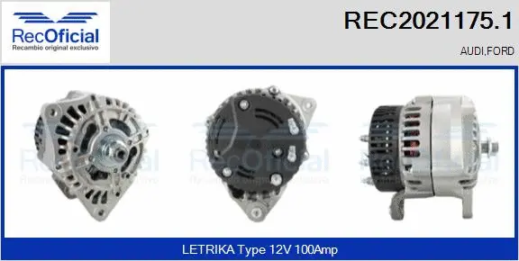 Alternator (REC2021175.1)