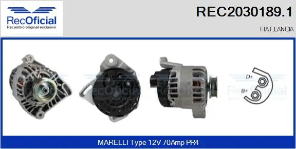 Alternator (REC2030189.1)