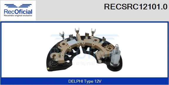 Rectifier, alternator (RECSRC12101.0)