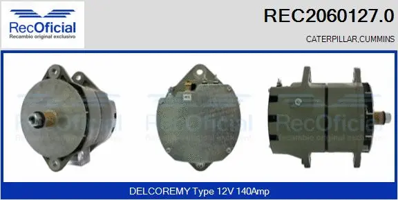 Alternator (REC2060127.0)