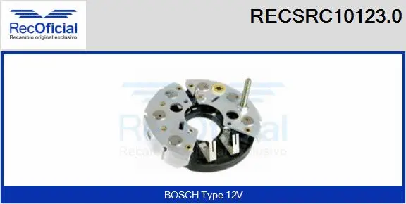 Rectifier, alternator (RECSRC10123.0)