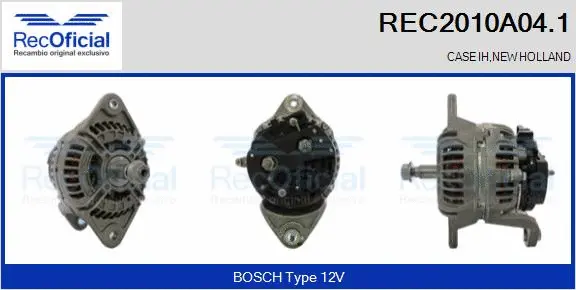 Alternator (REC2010A04.1)