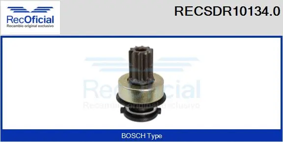 Pinion, starter (RECSDR10134.0)