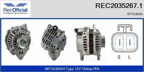 Alternator (REC2035267.1)
