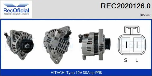 Alternator (REC2020126.0)