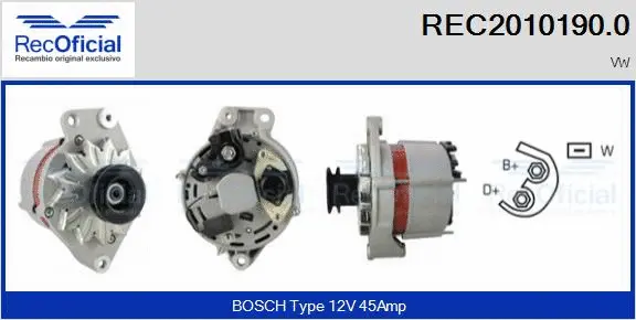 Alternator (REC2010190.0)