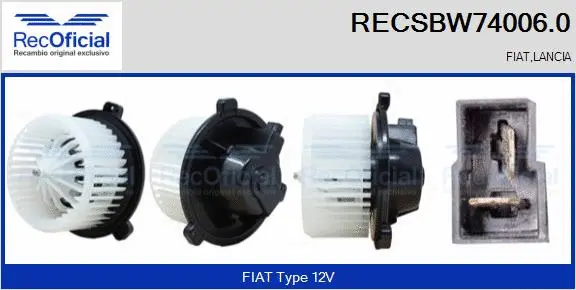 Interior Blower (RECSBW74006.0)