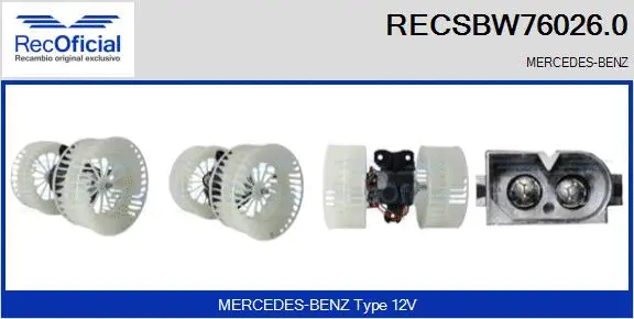Interior Blower (RECSBW76026.0)