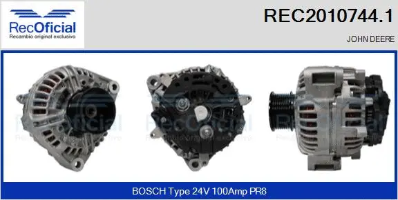 Alternator (REC2010744.1)