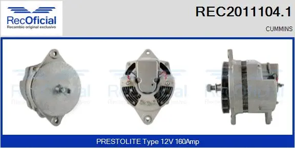 Alternator (REC2011104.1)