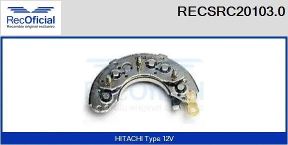 Rectifier, alternator (RECSRC20103.0)