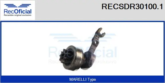 Pinion, starter (RECSDR30100.1)