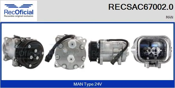 Compressor, air conditioning (RECSAC67002.0)