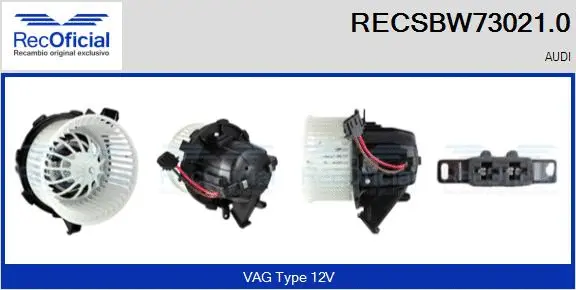 Interior Blower (RECSBW73021.0)