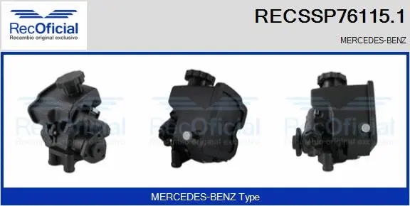 Hydraulic Pump, steering (RECSSP76115.1)