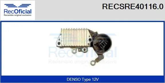Alternator Regulator (RECSRE40116.0)